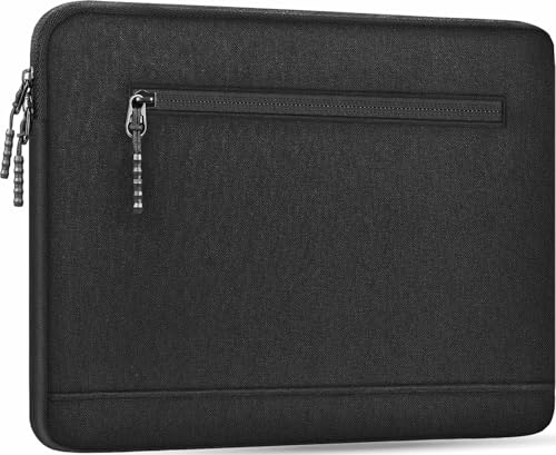 Laptop Case 15.6 Inch, Protective Computer Cover with Front Pocket | Laptop Sleeve, Water Resistant Durable Shockproof Laptop Carrying Bag Compatible for Lenovo, HP, Dell, Asus Notebook, Black - size: 15.6 Inch