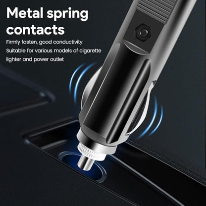 KFD 100W USB C Laptop Car Charger 12V-24V DC Adapter for MacBook Pro/Air,Hp,Dell,Surface,Lenovo Samsung,LG,Acer,Asus Rog G16 Flow X13 Z13,MSI Titan 18 17,DJI Mini 4/Mavic 3/Air 3 Type C Power Supply