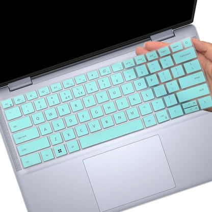 Keyboard Cover for Dell 14 Plus DB04250 DB04255 DB14250 DB14255,Dell Inspiron 14 5440 7441 7440 7445 14" & Inspiron 16 7640 16" Laptop US Layout (Not Fit:Dell 14S & 14 DA14250 Premium)-Hotblue - color: Hotblue