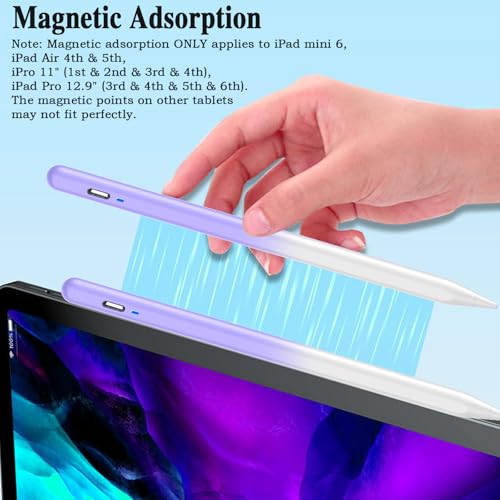 Stylus Pen for Android Tablet,Tablet Pencil for iOS/Android,Stylus Pen for iPhone/Samsung/XiaoMi/Huawei/Vivo/Lenovo and Other Android Smartphones and Tablets-Gradient Purple - color: Gradient Purple