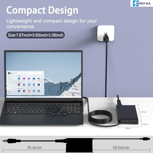 230W Laptop Charger Adapter Compatible with Lenovo Legion 5 7 5P C7 S7 Y540 Y545 Y740 Y730 Y900 Y910 Y920 Y7000 ThinkPad P1 P73-P70 P53-P51 - color: BLACK5