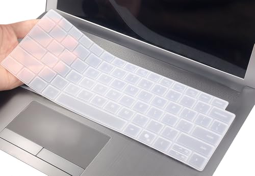 Silicone Keyboard Skin Cover Compatible for Dell Pro 14/Max14 PC14255 PC14250 MC14250 MC14255, Dell Pro 14 Plus PB14255 PB14250 Laptop Without Numeric Keypad (NOT for PA13250 PA14250) (Clear) - color: Clear, size: compatible for Pro 14