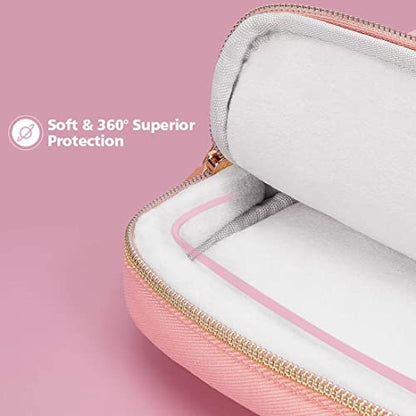 KIZUNA Laptop Bag Case 14 Inch Shoulder Sleeve Briefcase For 15" Macbook air M3 2024 M2/IdeaPad Slim 3i 14"/14" Yoga Slim Pro X/14 Lenovo IdeaPad 3i Gen/Flex 5/14.4" Surface Laptop Studio 2,Pink - color: Pink, size: 14 Inch