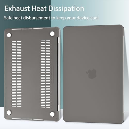 May Chen for MacBook Pro 16 Inch 2019 Release Model: A2141,Hard Shell Case Cover Screen Protector & Keyboard Cover for MacBook Pro 16 Retina with Touch ID & Touch Bar - Gray - color: Gray