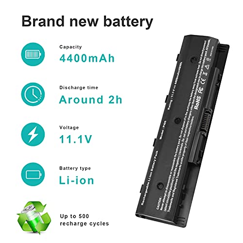 PI06 PI09 710416-001 710417-001 Laptop Battery for HP Envy 15 15T 17 Pavilion 14-E000 15-E000 17-E000 17-E100 17Z-E100, HSTNN-LB4N HSTNN-UB4N M7-J020DX 17-E020US M6-N012DX TPN-L112 M6-N010DX 17T-J100 - size: 8.07*2.05*0.83inch PI06