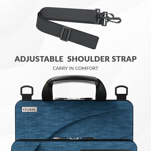 11-11.6 Inch Always-on Chromebook Protective Hard Shell Case Cover with Pouch and Shoulder Strap, Fits MacBook Neo 13 inch - color: Deep Blue