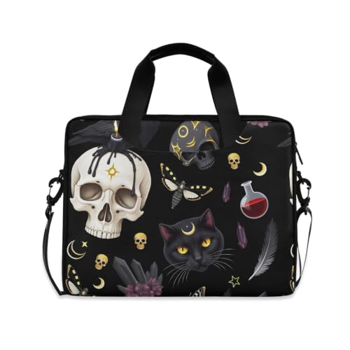 MNSRUU Laptop Bag for 15.6 inch Black Gothic Bats - color: Moth Th0010