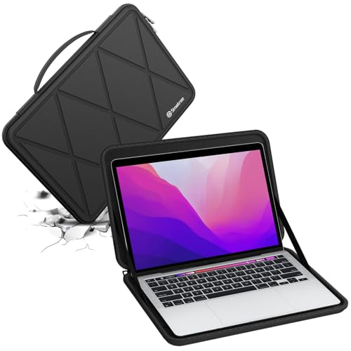 Smatree M34T Hard Protective 13 inch Laptop Sleeve Case for Apple/HP/DELL | Compatible for Apple MacBook Air Retina/MacBook Pro 2022, HP Chromebook x360, DELL Latitude/XPS 14, ASUS Zenbook (X8026T) - color: Black, size: 13-14 inch/M34T/Size:32*22.3cm