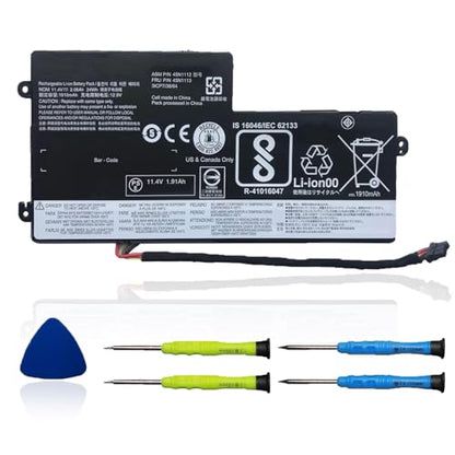 45N1112 Laptop Battery Compatible with Lenovo ThinkPad A275 T440 T440S T450 T450S T460 X230S X240 X240S X250 X260 X270 Series Internal 45N1113 45N1111 01AV459 45N1109 45N1110 45N1773 11.4V 24Wh - size: 6.50*3.11*0.31 inch 45N1112