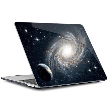 Batianda AstroGrid Case for MacBook Pro 13 inch 2022, Deep Space Nebula | Fits Model A2338 M2 M1 A2251 A2289,1.2mm Slim Lightweight Hard Shell Cover, Scratch Resistant,4-in-1 Accessories Bundle - color: Deep Space Nebula