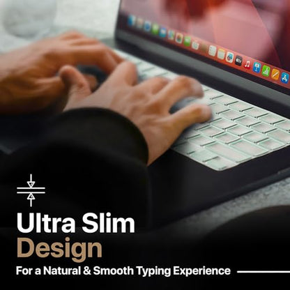 Mint Premium MacBook Pro Keyboard Cover 14"/16" 2026-2023 M5-M1 Pro/Max - MacBook Air 13"/15" Keyboard Cover - A3240 A3241 A3401 A3403 A3114 A3113 - US Layout TPU, Mint - color: Mint