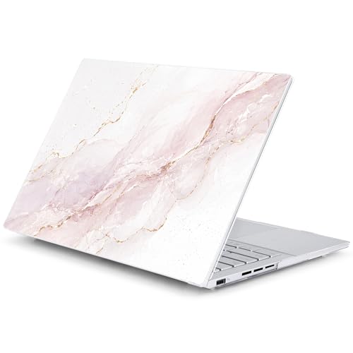 Batianda Artistic Case for ASUS Zenbook 14 OLED 2024 2025,Blush Pink Marble | Model UX3405×× / UM3406××, Slim Plastic Hard Shell, Artistic Designs, Ultra-Thin Lightweight Laptop Case - color: Blush Pink Marble