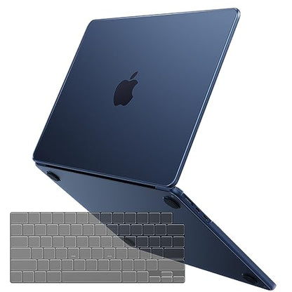 Soonjet for MacBook Air 13 inch Case with Keyboard Cover, Matte Finish Cover, Fits 2022-2026 M5/M4/M3/M2 A3449 A3240 A3113 A2681, Color-Matched Transparent Design for MacBook Air 13.6 inch | Easy to Snap On, Closes Seamlessly, Scratch Resistant, Non-Slip