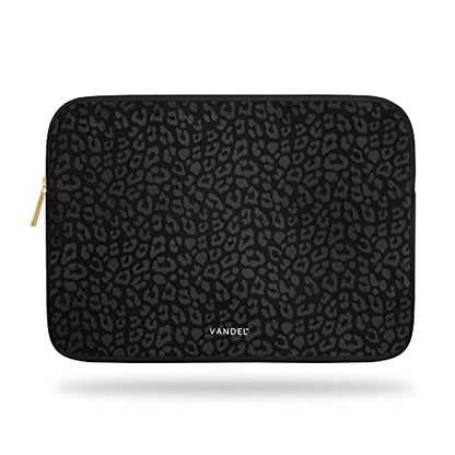 Vandel Slim MacBook Pro 16 Inch Laptop Sleeve, 15.6-16 inch Laptop Case, Protective MacBook Case Sleeve, Dell XPS 16 Cover 15.6 in, HP 15-fc, Lenovo IdeaPad 15, Mac Book Pouch, Computer Carrying Bag - color: c. Black Leopard, size: 16 Inch