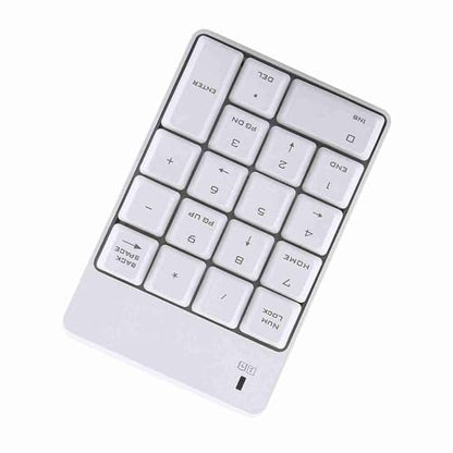 2.4GHz Cordless USB Numeric Keypad Numpad Number 18 Keys Keyboard with USB Receiver for Laptop Notebook Desktop PC Battery Not Included Plastic Remote Distance 10m
