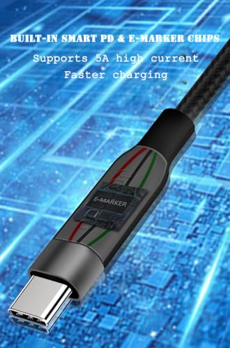 1 Pack 2m/6.56ft 100W 20V 5A USB-C Male to DC 4.0x1.7mm Hook Design Charging Cable|PD Fast Charge for Laptop (2m/6.56ft USB-C Male to DC4.0x1.7mm) - style: 2m/6.56ft USB-C Male to DC4.0x1.7mm