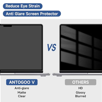 2 Pack Compatible with MacBook Air 15 Inch Screen Protector (2023-2026, M2, M3, M4, M5), Matte Anti Glare Film Anti Scratch Protector for Mac Air 15.3'' A2941 A3114 A3241 A3448 - size: MacBook Air 15 Inch (2023-2025, M2/M3/M4)