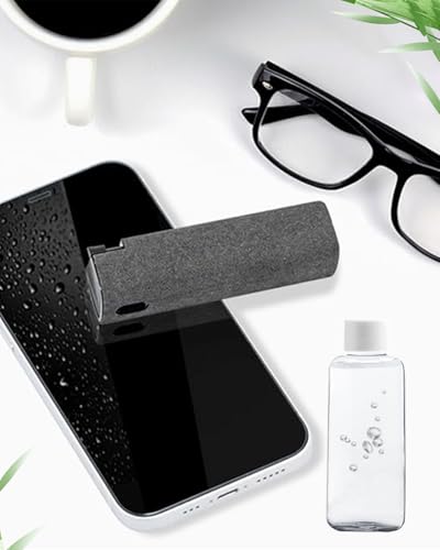 Car Screen Cleaner Spray and Wipe car Cleaning Touchscreen Mist Cleaner Touch Screen Cleaner for Car,iPad,Phone,MacBook, Phone Cleaning Kit,Car Essentials (2 Units) - color: 2Black