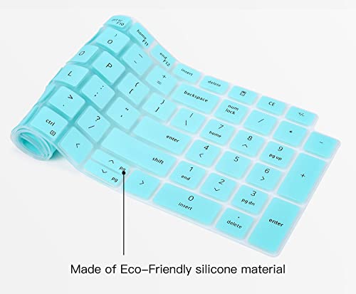 Keyboard Cover for Dell Latitude 3550 3540 5550 5540 5520 5521 5530 5531 15.6", Dell Precision 3590 3591 3580 3581 3570 3571 3560 3561 15.6" Keyboard Skin Protector, Mint - color: Mint