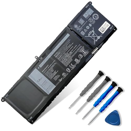 54Wh V6W33 Battery Compatible with Dell 15 3511 3520 3515 3510 5510 5515 5518 5310 5635 5625 5630 Latitude 3320 3330 3420 3520 Vostro 3515 3525 Series 15V 4-Cell - size: 11.22*3.51*0.21 inch V6W33