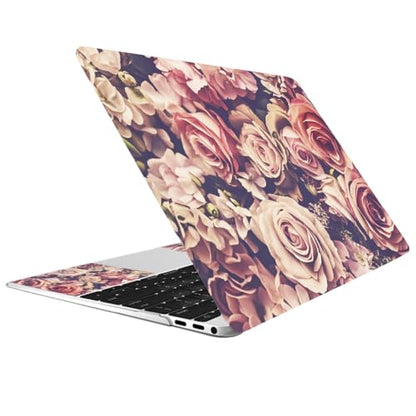 CREATCABIN June Rose Laptop Skin Sticker Decal Netbook Skin Sticker Notebook Art Decal 12" 13" 13.3" 14" 15" 15.4" 15.6 Inch Laptop Protector Cover Waterproof Scratchproof Removable Easy to Apply - style: June Rose