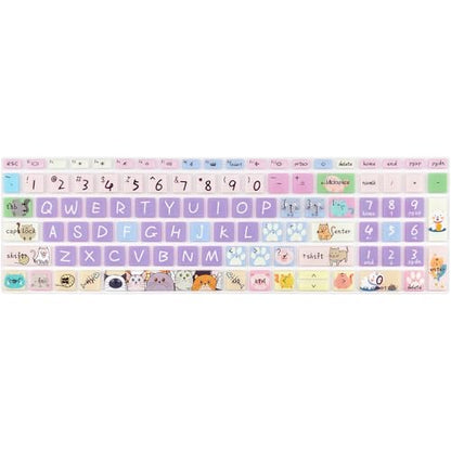 Silicone Keyboard Cover for 15.6" HP ProBook 450/455/650 G8 G9 G10, HP Zbook Power G8 G9,Cute Cat - color: Cute Cat