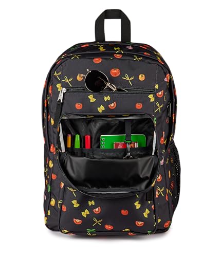 JanSport Laptop Backpack - Computer Bag with 2 Compartments, Ergonomic Shoulder Straps, 15” Laptop Sleeve, Haul Handle - Pasta Party - color: Pasta Party
