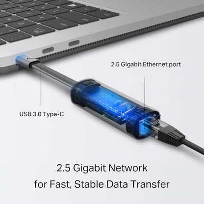TP-Link UE302C USB Type-C to 2.5 Gigabit Ethernet Adapter