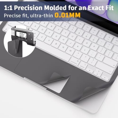 Palm Rest Cover for 2026 MacBook Neo Vinyl Skin with Trackpad Protector | Protect Laptop, Laptop Decal,Residue-Free Sticker,Removable (Gray) - color: Gray