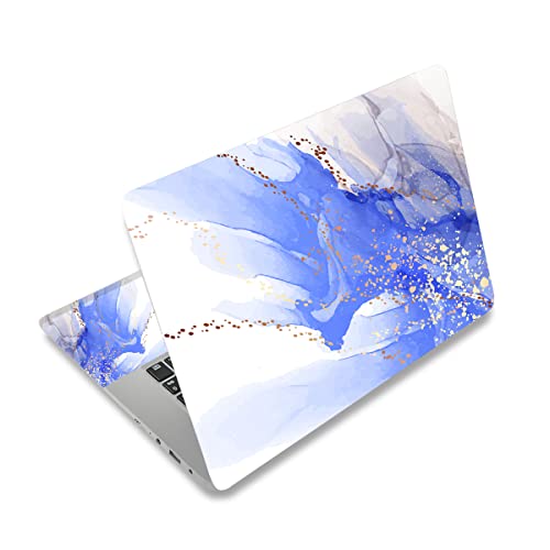 Laptop Notebook Skin Sticker Cover Decal Fits 12 13 13.3 14 15 15.4 15.6 inch Laptop Protector Notebook PC ，Protector Cover for Toshiba Hp Samsung Dell Apple Acer Leonovo Sony Asus Notebook - color: Blue Marble