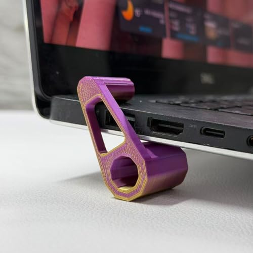 Mini Portable Laptop Cooling Bracket, Ultra Lightweight Invisible Laptop Bracket, Hollow Cooling Bracket, Suitable for Travel, Home, and Office use (Purple) - color: purple