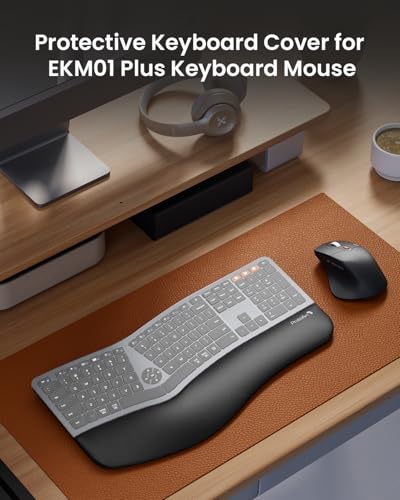 Silicone Keyboard Cover for ProtoArc EKM01 Plus Ergonomic Keyboard Mouse | Keyboard Cover Only