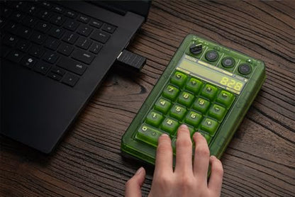 8Bitdo Retro 18 Mechanical Numpad for Windows & Android, Xbox Edition | Bluetooth, 2.4G and USB-C, Calculator Mode, Retro LED Display, Kailh Jellyfish X Switches, Matte UV ABS Keycaps - color: Xbox Edition