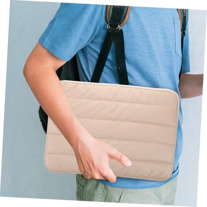 Angoily Laptop Sleeve Bag Polyester Case Multiple Compartments for Tablets Notebooks and Accessories Protection for Travel and Office Use