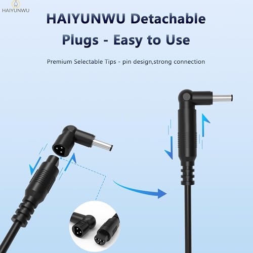 90W Universal Laptop Charger AC Adapter | Compatible with HP Lenovo Dell Acer Asus IBM Sony Gateway Fujitsu notebooks & Chromebooks. Includes 17 tips.