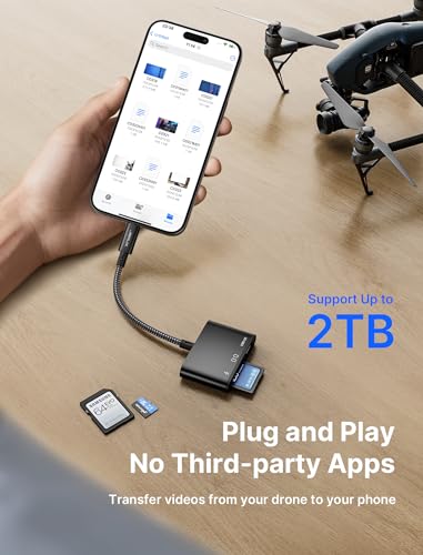 JSAUX 4-in-1 USB C SD Card Reader Black | USB C Micro SD Card Reader with (USB 3.0 & Charging) Port Compatible with iPhone 16 Pro Max, Android, Mac, iPad Pro, Camera- - color: Black, size: 4-in-1