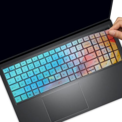 Colorful Keyboard Cover for Dell Inspiron 15 3535 3530 3510 3511 3515 3525 5510 5515 5518, Dell Vostro 15 3515 3520 3530 3510 5510, 15.6 Dell Latitude 3520, 2024 2023 2022 Inspiron 15 3000 5000 Series - color: Colorful