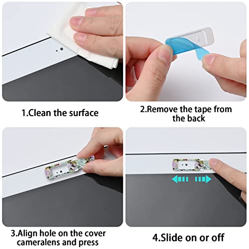 Webcam Cover, 3 Pieces, Laptop Camera Cover, Privacy Shielding Capacity is Twice as Big as The Traditional, Suitable for Computer Mobile Phones, laptops, Tablets and so on (More Meat) - color: More meat