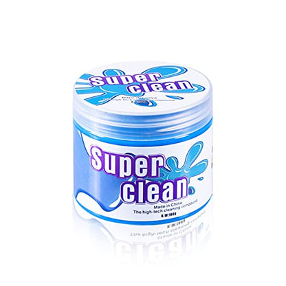 Moly Magnolia Cleaning Gel for Car, Universal Detailing Putty Gel Detail Tools Car Interior Cleaner, Removal Putty Keyboard Cleaner for Car Vents, PC, Laptops, Cameras (Blue) - color: Blue