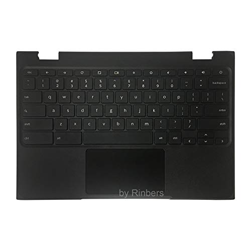 Laptop Palmrest Upper Case with US Keyboard and Touchpad Assembly Replacement for Lenovo Chromebook 11 100e 81ER 5CB0R07036 (Not for 100E 2nd Gen)