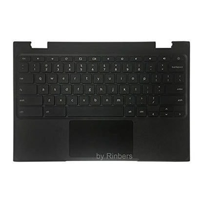 Laptop Palmrest Upper Case with US Keyboard and Touchpad Assembly Replacement for Lenovo Chromebook 11 100e 81ER 5CB0R07036 (Not for 100E 2nd Gen)