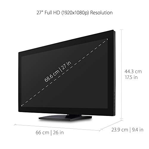 ViewSonic TD2760 27 Inch 1080p 10-Point Multi Touch Screen Monitor with Advanced Ergonomics RS232 HDMI and DisplayPort - style: 27-Inch