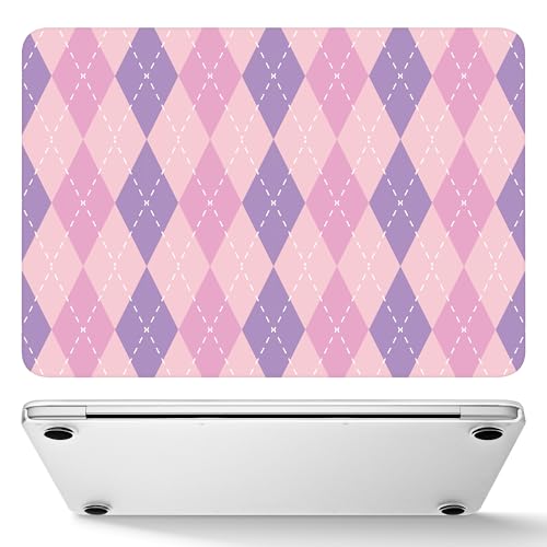 May Chen for MacBook Neo Case 13 inch 2026 | 100% Match Official Color | Pattern Printing, Anti-Crack & Scratch & Fingerprint | Protective Hard Shell Cases Laptop Model A3404 - Pink Purple - color: Pink purple