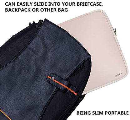 Laptop Sleeve Case 15.6 Inch, Durable Shockproof Protective Cover Flip Case Briefcase Carrying Bag Compatible with 15.6" HP, ASUS, Lenovo, Acer, Notebook, Computer, Ultrabook, Chromebook, Pink - color: Pink, size: 15.6 Inch