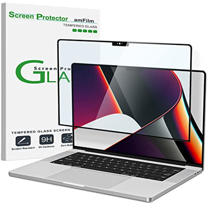 amFilm Screen Protector for MacBook Pro 16.2'' M4/M3/M2/M1 Chip | Scratch Protection, Easy to Instllation & Bubble Free, HD Clear, Ultra Thin (Regular 16.2 inch) - size: 16.2 inch
