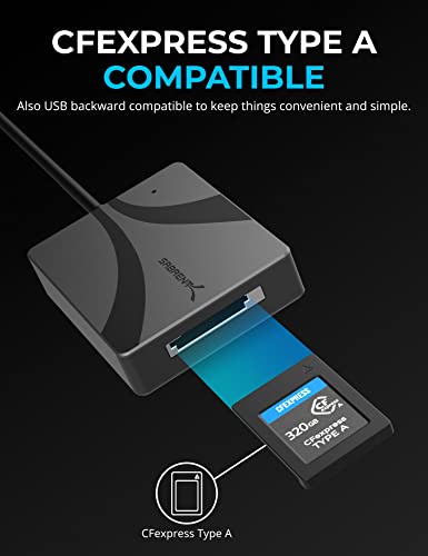 SABRENT USB Type C CFexpress Type A Card Reader [CR-CFXA] - size: CFexpress Type A Reader