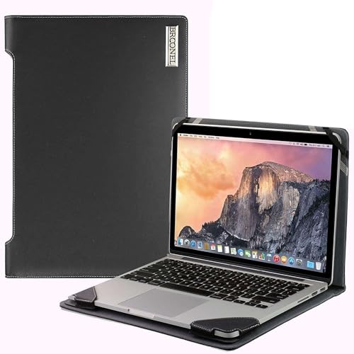 Profile Series - Black Leather Laptop Case Compatible with Dell Latitude 7430 14"