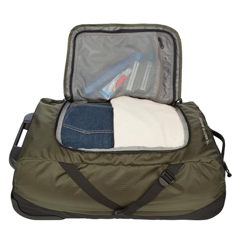 Eddie Bauer Traverse Luggage | Roller Wheels | Telescoping Handle | Travel | Vacation | Ripstop Nylon - Dark Loden, 22" - color: Dark Loden, size: 22"