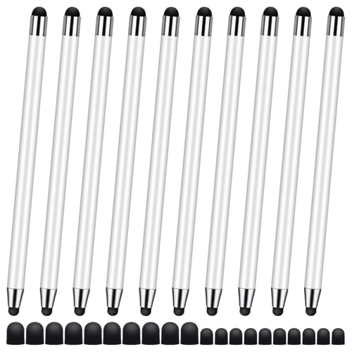 Stylus Pen [10 Pack] Universal Capacitive Touch Screen Pens - color: 10 White