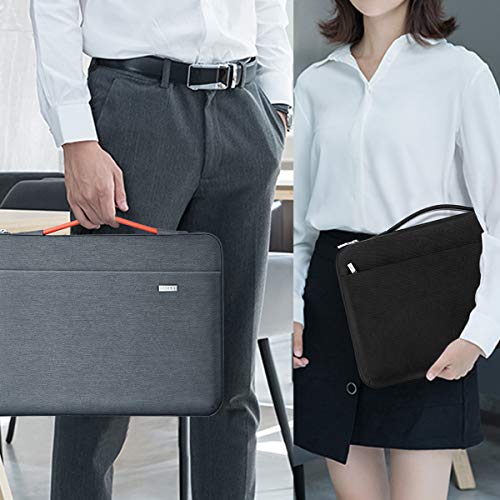 LANDICI 15.6-16 Inch Protective Laptop Sleeve with Handle, Grey | Waterproof computer cover for MacBook Pro 16 M1-M4 2019-2025 and 15.6-16 inch HP, Dell, Lenovo, Acer and ASUS laptops - color: Grey, size: 15.6-16 inch